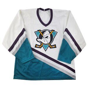 Mighty Ducks Vintage Hockey Jersey CCM 90s Men's Large